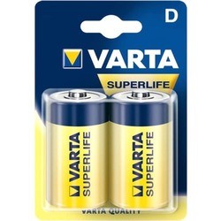 Аккумуляторная батарейка Varta Superlife 2xD