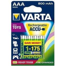 Аккумуляторная батарейка Varta Toys Accu 4xAAA 800 mAh