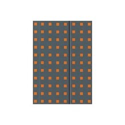 Блокноты Paper-Oh Ruled Notebook Quadro B6 Grey Orange