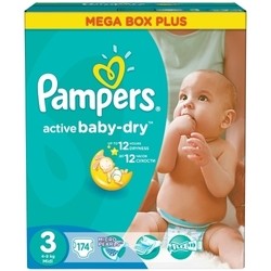 Подгузники Pampers Active Baby 3 / 174 pcs