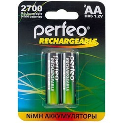 Аккумуляторная батарейка Perfeo 2xAA 2700 mAh