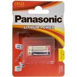 Аккумуляторная батарейка Panasonic 1xCR-123AL