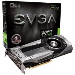 Видеокарта EVGA GeForce GTX 1070 08G-P4-6170-KR