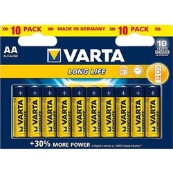 Аккумуляторная батарейка Varta LongLife Extra 10xAA