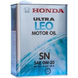 Моторное масло Honda Ultra LEO 0W-20 SN 4L
