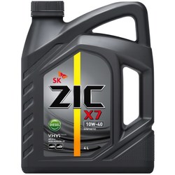 Моторное масло ZIC X7 10W-40 Diesel 4L
