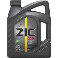Моторное масло ZIC X7 10W-40 Diesel 6L