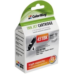 Картридж ColorWay CW-CLI-451BK