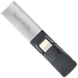 USB Flash (флешка) SanDisk iXpand USB 3.0 (серебристый)