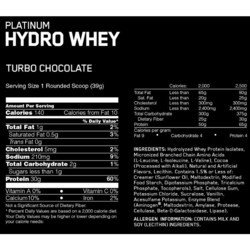 Протеин Optimum Nutrition Platinum Hydrowhey