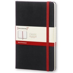 Блокнот Moleskine Red Ruled Notebook Black