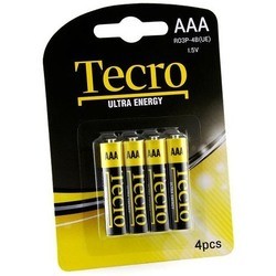 Аккумуляторная батарейка Tecro Ultra Energy 4xAAA