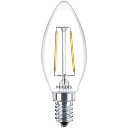Лампочка Philips LED Filament B35 2.3W 2700K E14