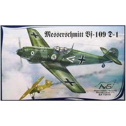 Сборные модели (моделирование) AVIS Messerschmitt Bf-109 D-1 (1:72)