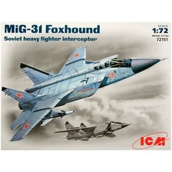 Сборная модель ICM MiG-31 Foxhound (1:72)