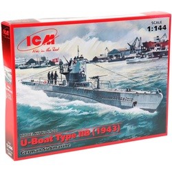 Сборная модель ICM U-Boat Type IIB (1943) (1:144)