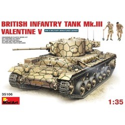 Сборная модель MiniArt Infantry Tank Mk.III Valentine V w/Crew (1:35)