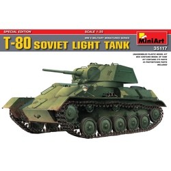 Сборная модель MiniArt T-80 Soviet Light Tank (1:35)
