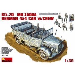 Сборная модель MiniArt Kfz.70 MB 1500A German 4x4 Car w/Crew (1:35)