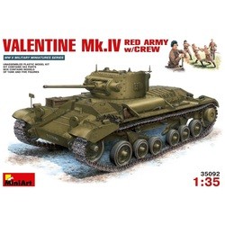 Сборная модель MiniArt Valentine Mk.IV Red Army w/Crew (1:35)