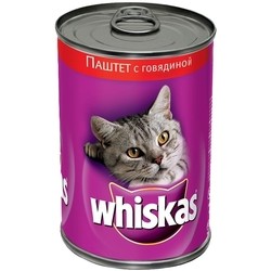 Корм для кошек Whiskas Adult Pate Beef 0.4 kg
