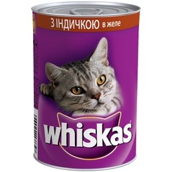 Корм для кошек Whiskas 1+ Can with Turkey in Jelly 0.4 kg