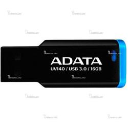 USB Flash (флешка) A-Data UV140 16Gb (черный)