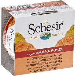 Корм для собак Schesir Adult Canned Chicken/Papaya 0.15 kg