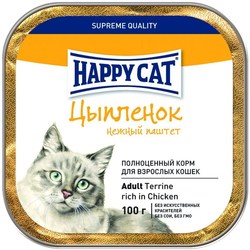 Корм для кошек Happy Cat Adult Pate Chicken 0.1 kg