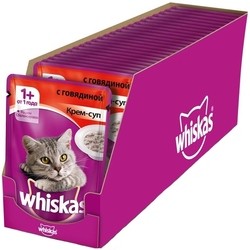 Корм для кошек Whiskas Adult Packaging Cream Soup Beef 0.085 kg