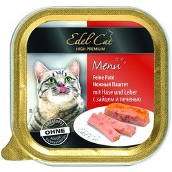 Корм для кошек Edel Cat Adult Pate Rabbit/Liver 0.1 kg