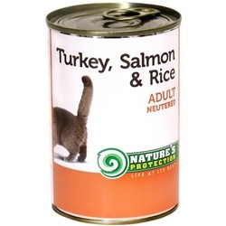 Корм для кошек Natures Protection Neutered Canned Turkey/Salmon/Rice 0.4 kg
