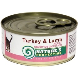 Корм для кошек Natures Protection Sensible Digestion Canned Turkey/Lamb 0.1 kg