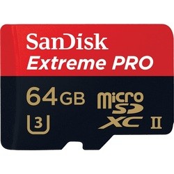 Карта памяти SanDisk Extreme Pro microSDXC UHS-II 64Gb