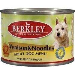 Корм для собак Berkley Adult Canned Venison/Noodles 0.2 kg
