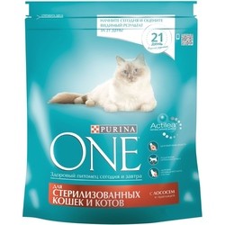 Корм для кошек Purina ONE Sterilized Salmon 0.2 kg