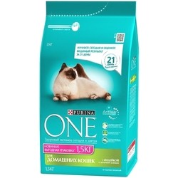 Корм для кошек Purina ONE Indoor Turkey/Cereals 1.5 kg