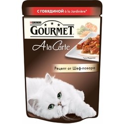 Корм для кошек Gourmet Packaging A La Carte Beef 0.085 kg