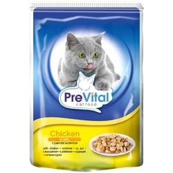 Корм для кошек PreVital Packaging Pouch Jelly Chicken 0.1 kg