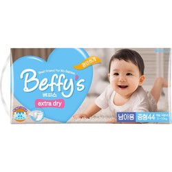 Подгузники Beffys Extra Dry Boy M / 44 pcs
