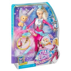 Кукла Barbie Star Light Adventure Galaxy Doll and Hover Cat DWD24