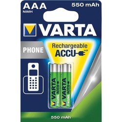 Аккумуляторная батарейка Varta Professional Phone Power 2xAAA 550 mAh