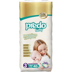 Подгузники Predo Baby Midi 3 / 40 pcs