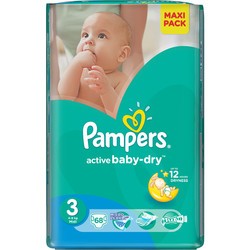 Подгузники Pampers Active Baby-Dry 3 / 68 pcs