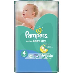 Подгузники Pampers Active Baby-Dry 4 / 10 pcs