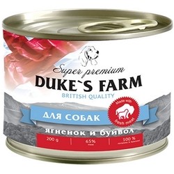 Корм для собак Dukes Farm Adult Canned Lamb/Buffalo 0.2 kg