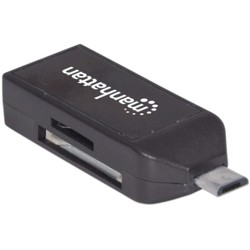Картридер/USB-хаб MANHATTAN imPORT Link