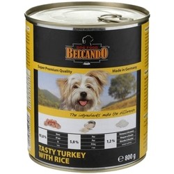 Корм для собак Bewital Belcando Adult Canned Turkey/Rice 0.8 kg