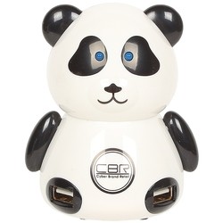 Картридер/USB-хаб CBR MF-400 Panda