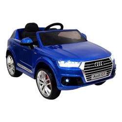 Детский электромобиль RiverToys Audi Q7 (синий)